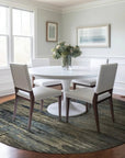 LOOMLAN Rugs Zahran Brown Washable Indoor-Outdoor Rug