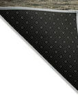 LOOMLAN Rugs Zahran Brown Washable Indoor-Outdoor Rug
