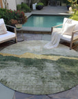 LOOMLAN Rugs Zailor Fern Washable Indoor-Outdoor Rug