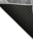 LOOMLAN Rugs Zaleenah Gray Washable Indoor-Outdoor Rug