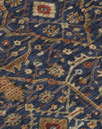 LOOMLAN Rugs Zara Blue Washable Indoor-Outdoor Rug