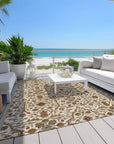 LOOMLAN Rugs Zara Ivory Washable Indoor-Outdoor Rug
