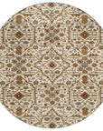 LOOMLAN Rugs Zara Ivory Washable Indoor-Outdoor Rug