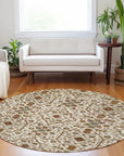 LOOMLAN Rugs Zara Ivory Washable Indoor-Outdoor Rug