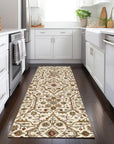LOOMLAN Rugs Zara Ivory Washable Indoor-Outdoor Rug