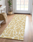 LOOMLAN Rugs Zarelia Gold Washable Indoor-Outdoor Rug