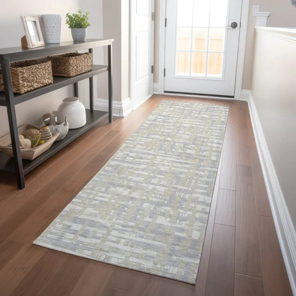 LOOMLAN Rugs Zarifa Beige Washable Indoor-Outdoor Rug