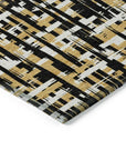 LOOMLAN Rugs Zarifa Black Washable Indoor-Outdoor Rug