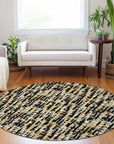 LOOMLAN Rugs Zarifa Black Washable Indoor-Outdoor Rug