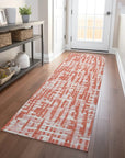 LOOMLAN Rugs Zarifa Coral Washable Indoor-Outdoor Rug