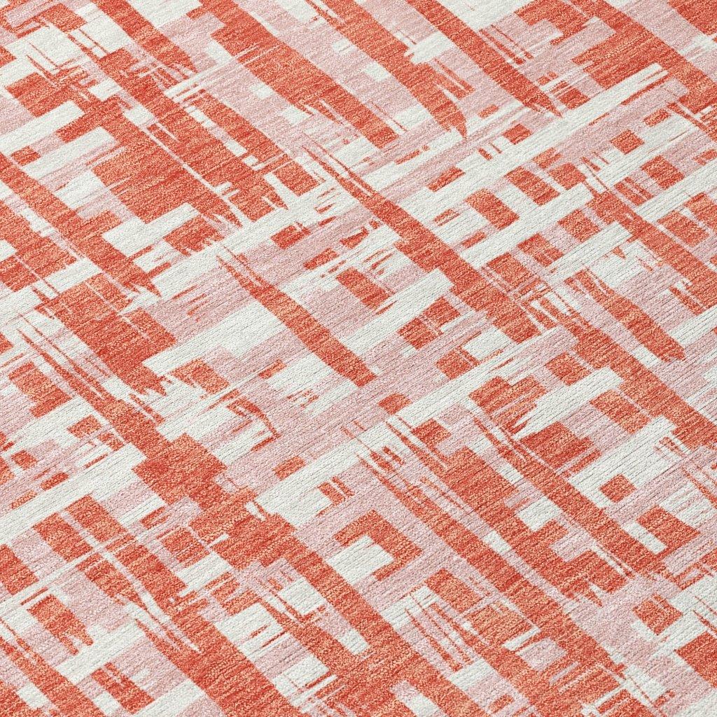 LOOMLAN Rugs Zarifa Coral Washable Indoor-Outdoor Rug