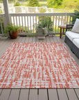LOOMLAN Rugs Zarifa Coral Washable Indoor-Outdoor Rug
