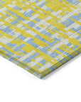 LOOMLAN Rugs Zarifa Gold Washable Indoor-Outdoor Rug