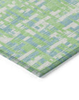 LOOMLAN Rugs Zarifa Green Washable Indoor-Outdoor Rug