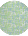 LOOMLAN Rugs Zarifa Green Washable Indoor-Outdoor Rug