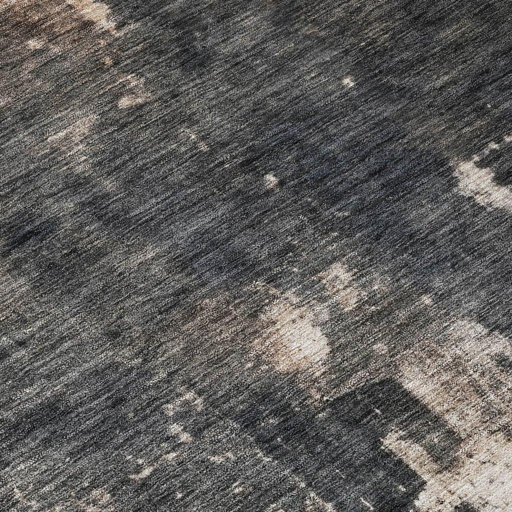 LOOMLAN Rugs Zehara Brown Washable Indoor-Outdoor Rug