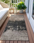 LOOMLAN Rugs Zehara Brown Washable Indoor-Outdoor Rug