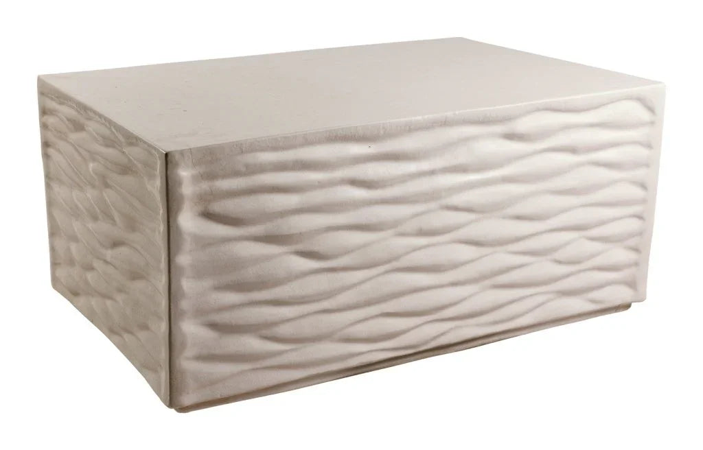Zen Ceramic Rectangular Patio Coffee Table - LOOMLAN - Seasonal Living - Outdoor Coffee Tables
