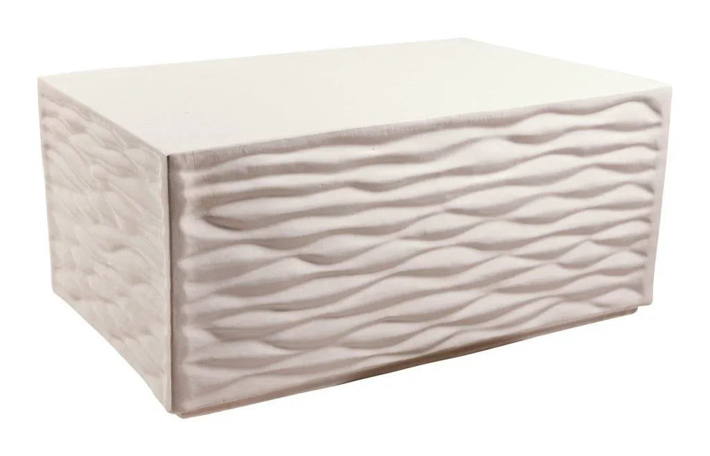 Zen Ceramic Rectangular Patio Coffee Table - LOOMLAN - Seasonal Living - Outdoor Coffee Tables