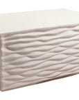 Zen Ceramic Rectangular Patio Coffee Table - LOOMLAN - Seasonal Living - Outdoor Coffee Tables