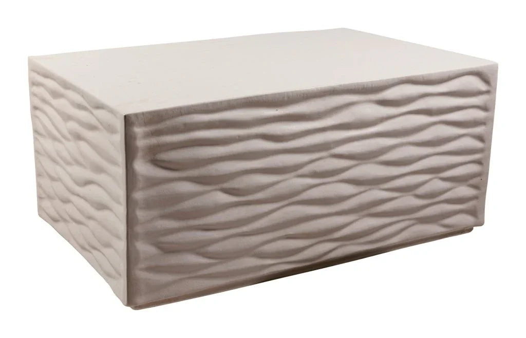 Zen Ceramic Rectangular Patio Coffee Table - LOOMLAN - Seasonal Living - Outdoor Coffee Tables