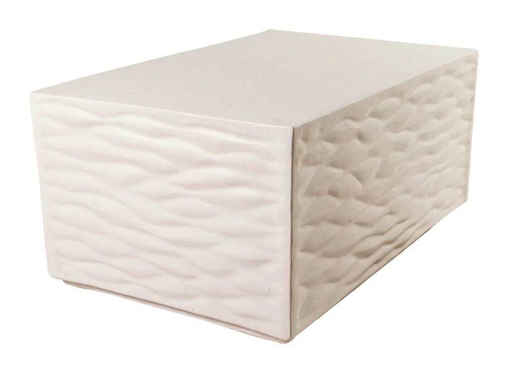Zen Ceramic Rectangular Patio Coffee Table - LOOMLAN - Seasonal Living - Outdoor Coffee Tables
