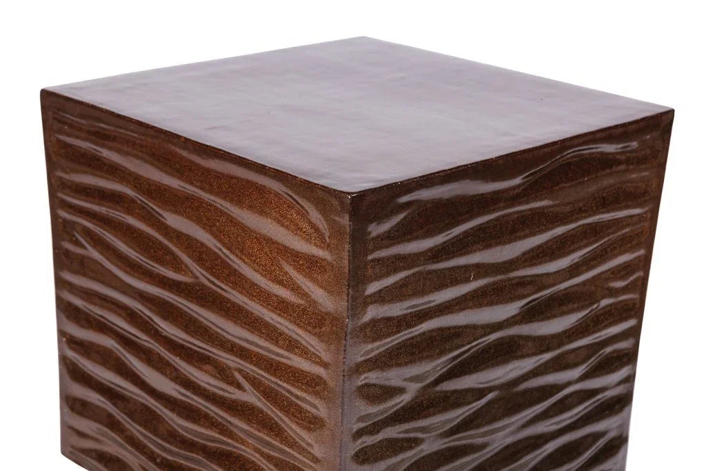 Seasonal Living Zen Glazed Ceramic Garden Stool