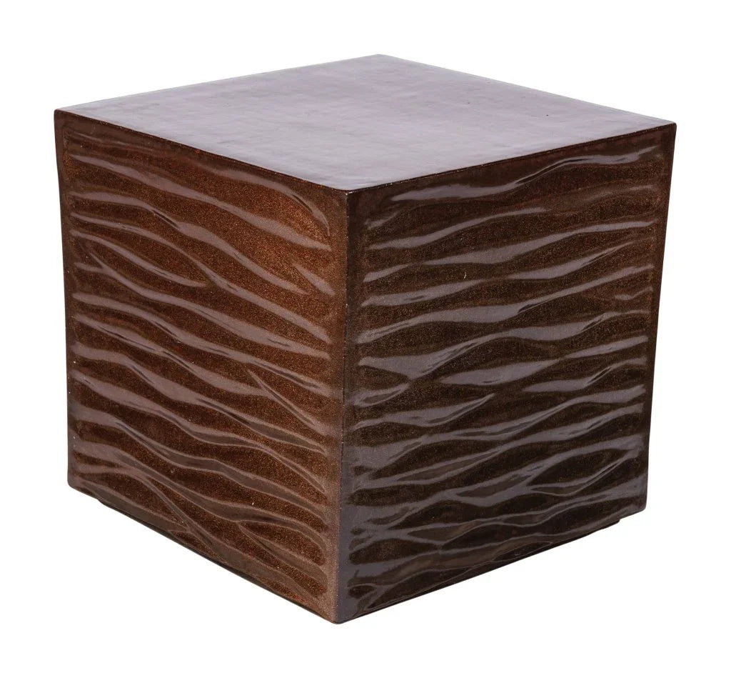 Seasonal Living Zen Glazed Ceramic Garden Stool