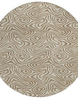LOOMLAN Rugs Zena Beige Washable Indoor-Outdoor Rug
