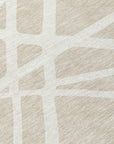 LOOMLAN Rugs Zephina Beige Washable Indoor-Outdoor Rug
