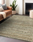 LOOMLAN Rugs Zephyna Brown Washable Indoor-Outdoor Rug