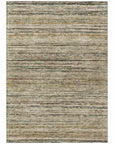 LOOMLAN Rugs Zephyna Brown Washable Indoor-Outdoor Rug