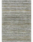 LOOMLAN Rugs Zephyna Gray Washable Indoor-Outdoor Rug