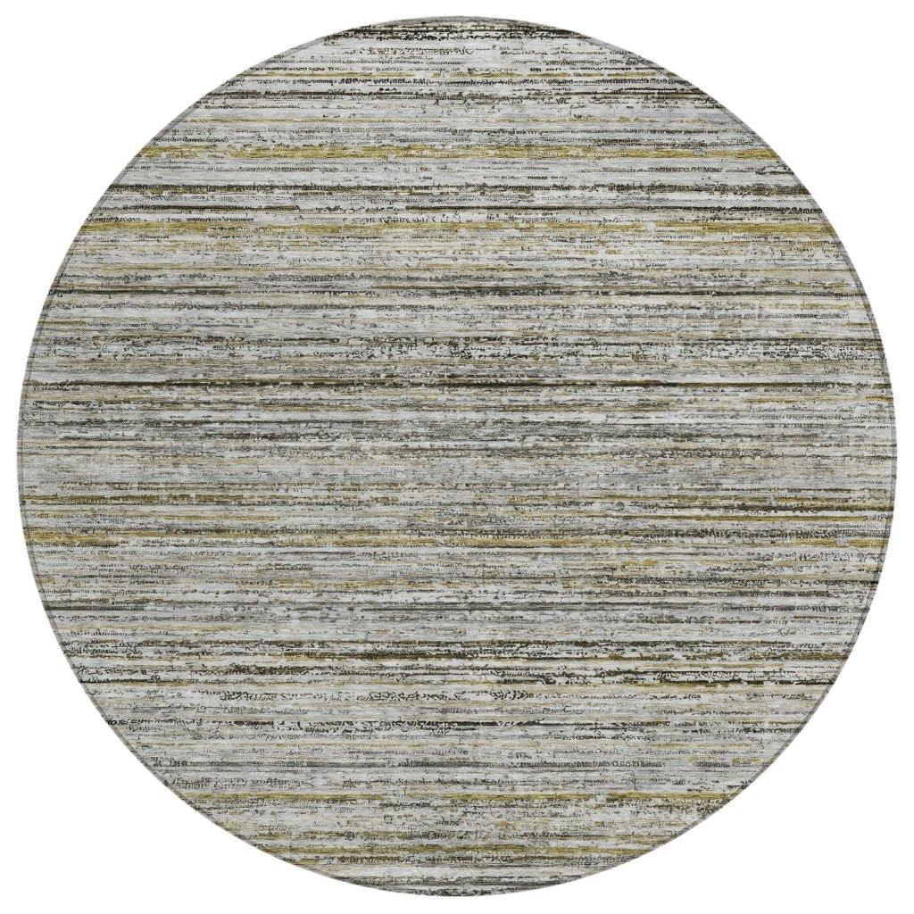 LOOMLAN Rugs Zephyna Gray Washable Indoor-Outdoor Rug