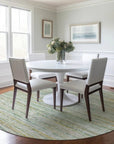 LOOMLAN Rugs Zephyna Mint Washable Indoor-Outdoor Rug