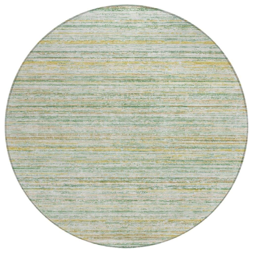 LOOMLAN Rugs Zephyna Mint Washable Indoor-Outdoor Rug