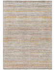 LOOMLAN Rugs Zephyna Orange Washable Indoor-Outdoor Rug