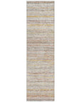 LOOMLAN Rugs Zephyna Orange Washable Indoor-Outdoor Rug