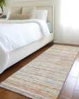LOOMLAN Rugs Zephyna Orange Washable Indoor-Outdoor Rug