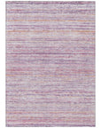 LOOMLAN Rugs Zephyna Pink Washable Indoor-Outdoor Rug
