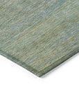 LOOMLAN Rugs Zeyna Blue Washable Indoor-Outdoor Rug