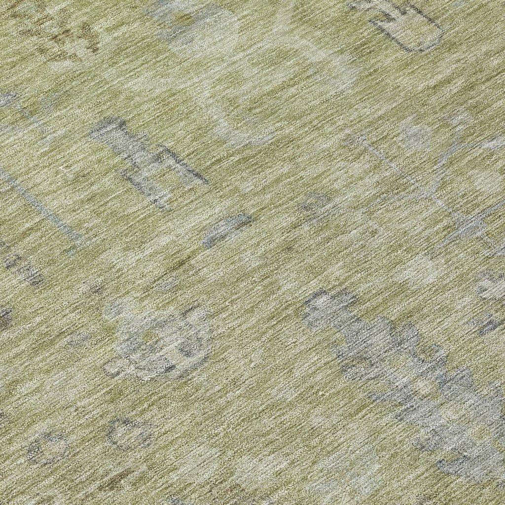 LOOMLAN Rugs Zia Green Washable Indoor-Outdoor Rug