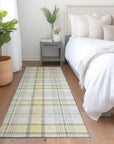 LOOMLAN Rugs Zinara Gold Washable Indoor-Outdoor Rug
