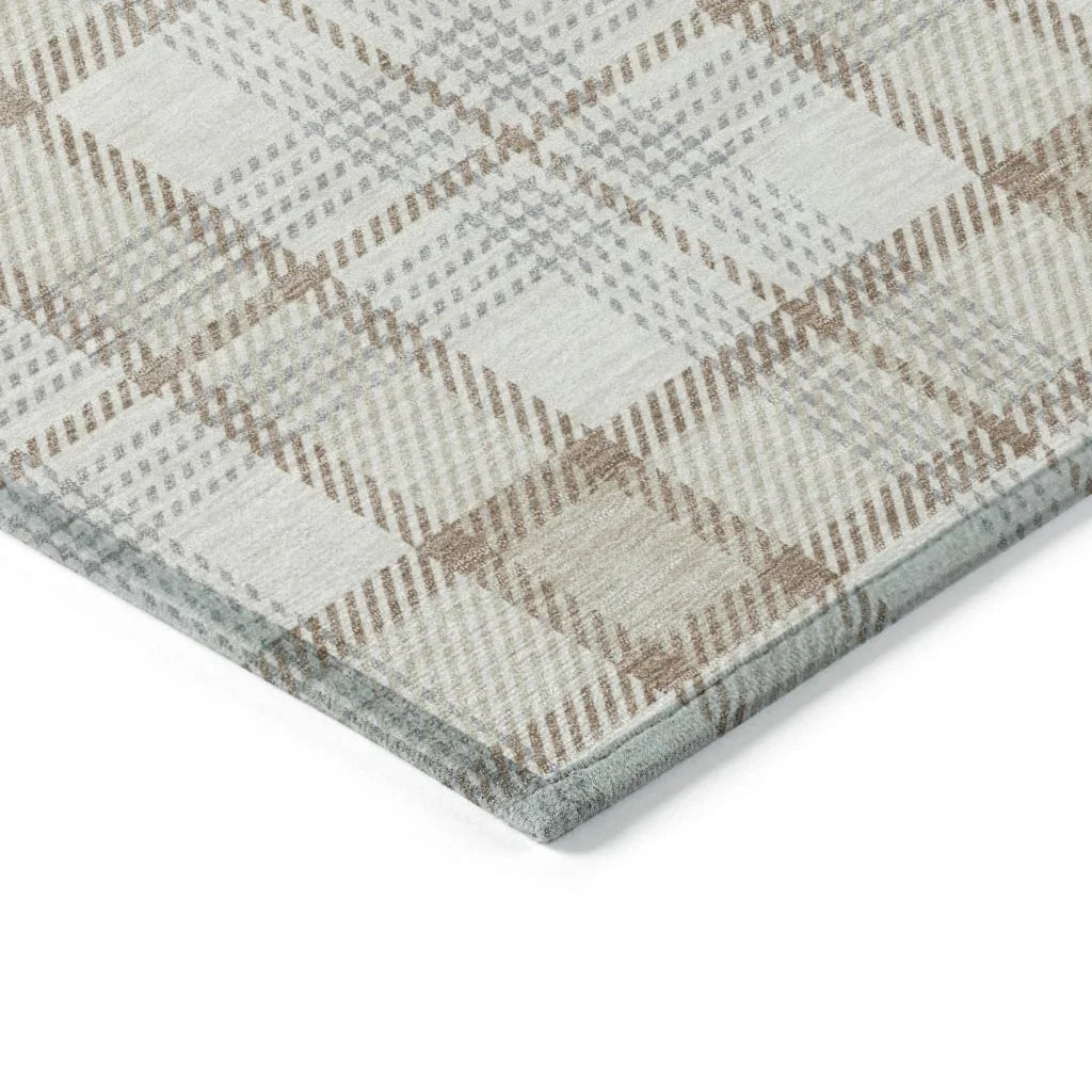 Zinara Ivory Washable Indoor - Outdoor Rug - LOOMLAN - LOOMLAN Rugs - Outdoor Rugs