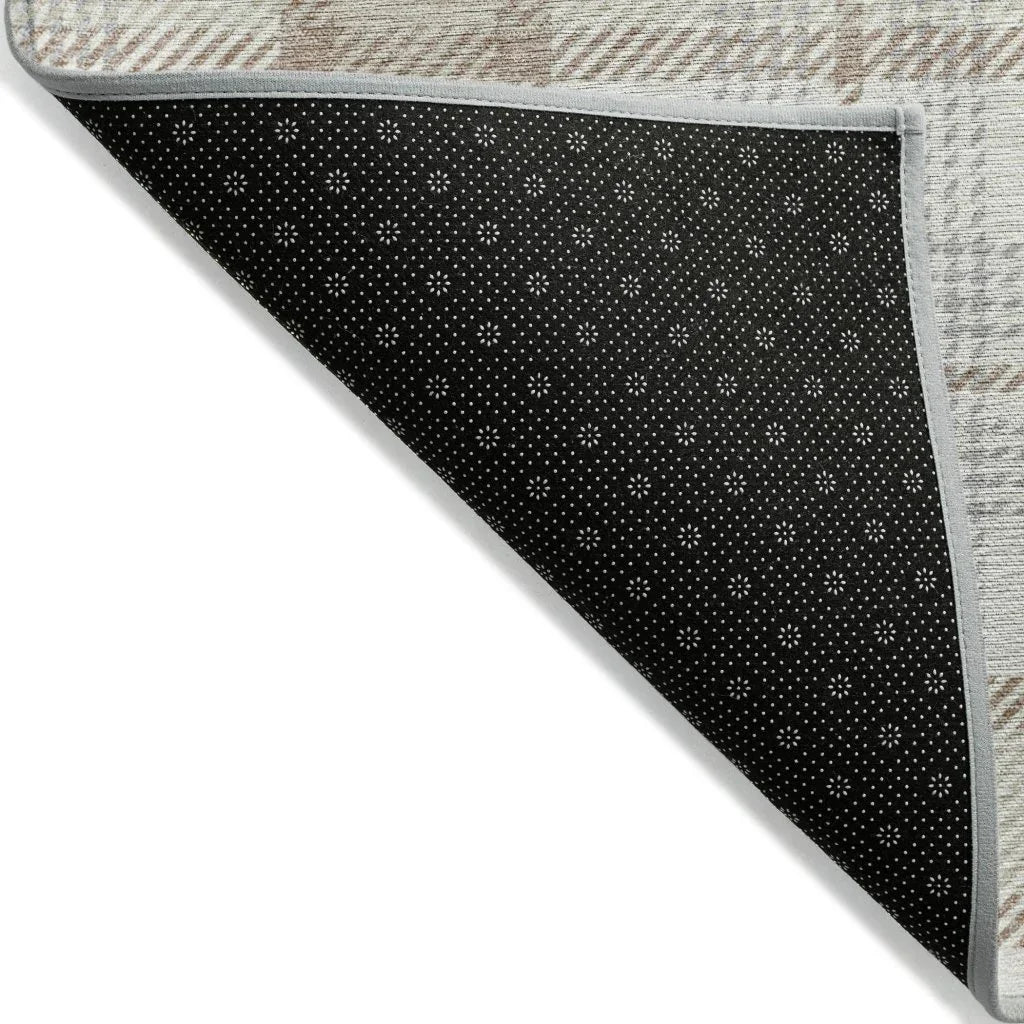 Zinara Ivory Washable Indoor - Outdoor Rug - LOOMLAN - LOOMLAN Rugs - Outdoor Rugs