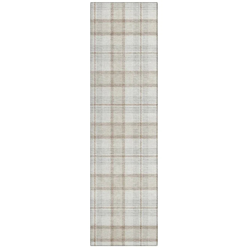 Zinara Ivory Washable Indoor - Outdoor Rug - LOOMLAN - LOOMLAN Rugs - Outdoor Rugs