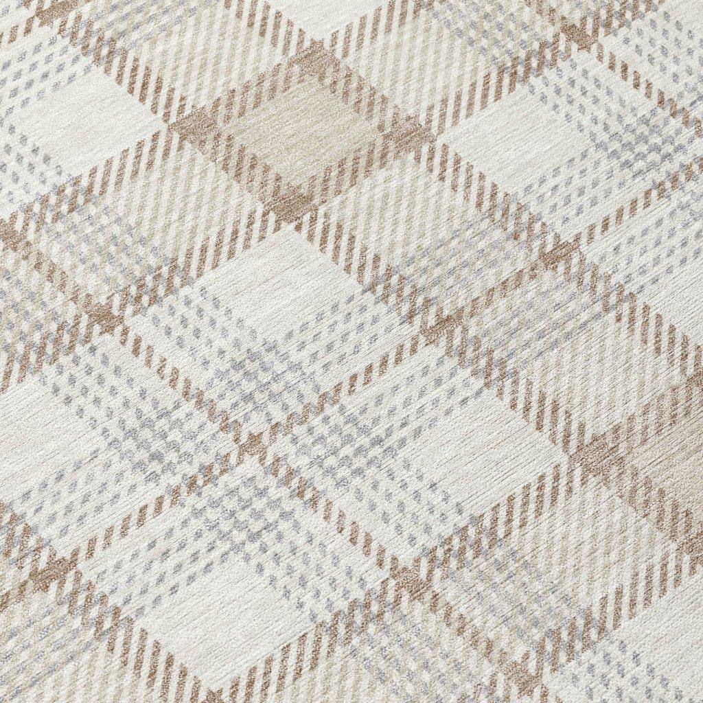 Zinara Ivory Washable Indoor - Outdoor Rug - LOOMLAN - LOOMLAN Rugs - Outdoor Rugs