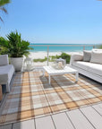 LOOMLAN Rugs Zinara Orange Washable Indoor-Outdoor Rug