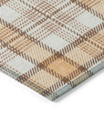 LOOMLAN Rugs Zinara Orange Washable Indoor-Outdoor Rug
