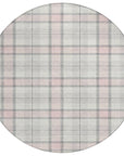 LOOMLAN Rugs Zinara Pink Washable Indoor-Outdoor Rug